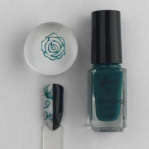 #039 Teal or no Deal! | Clear Jelly Stamping Polish