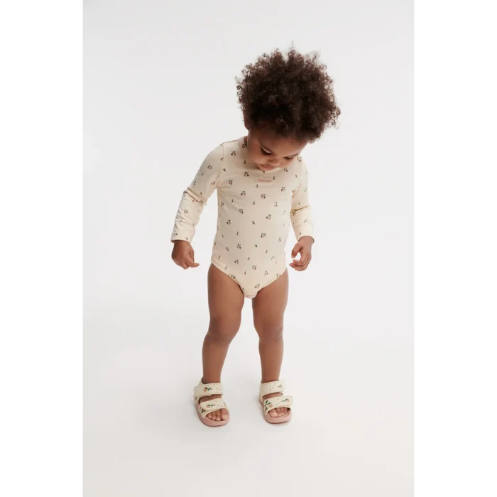 Liewood - Bodysuit - Yanni - Peach Mini/Sea Shell - Lifestyle Cut