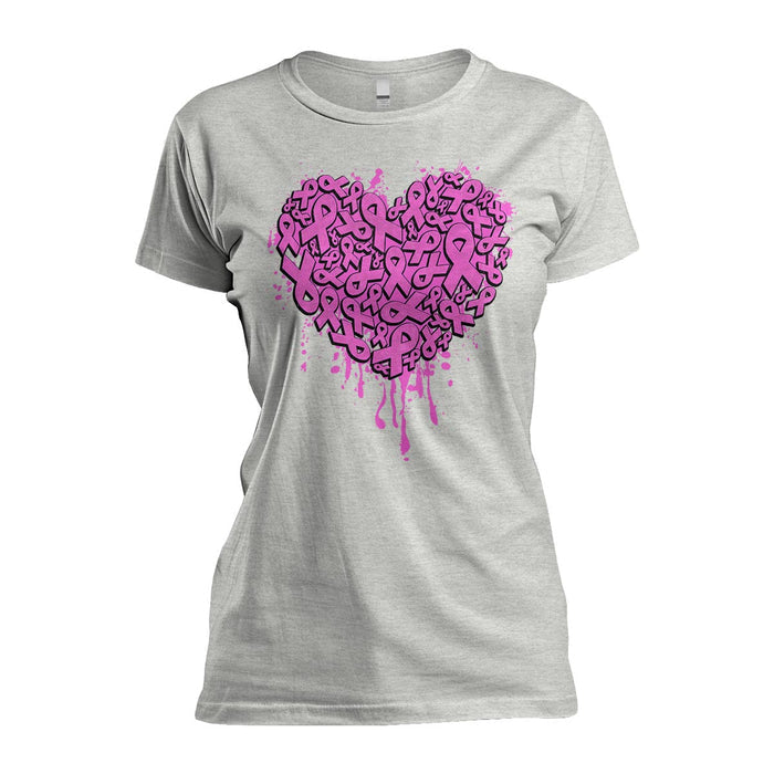Breast Cancer Awareness: Heart - Women's Relaxed Fit