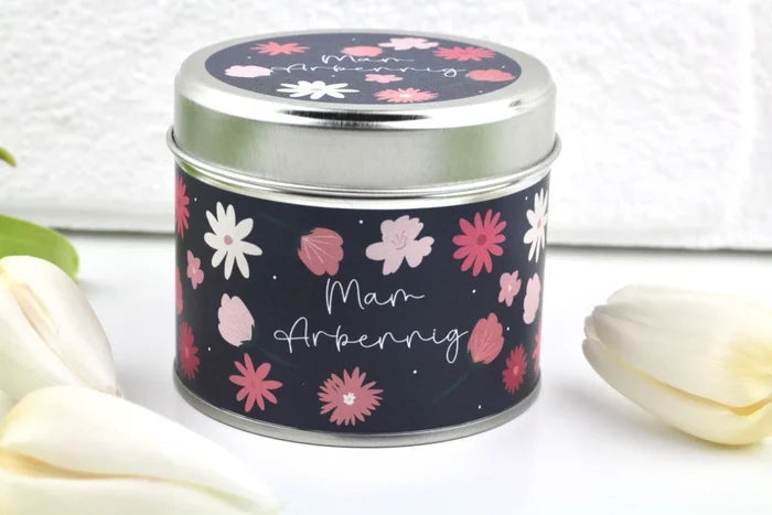 Candle in a tin - 'Mam Arbennig'