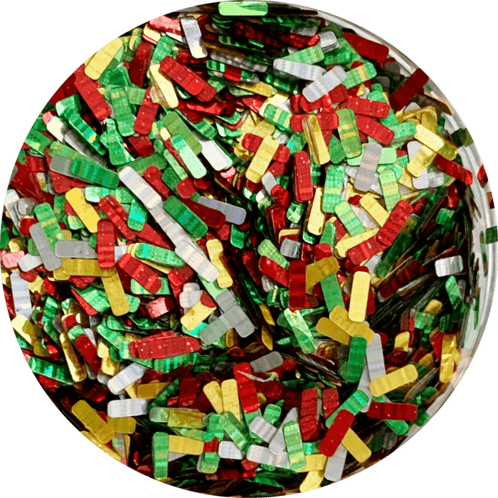 Christmas Jimmies Glitter Mix