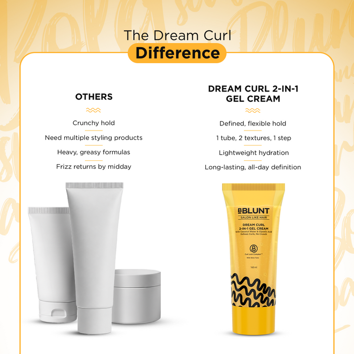 DREAM CURL 2-IN-1 GEL CREAM 160 ML(Pack of 2)