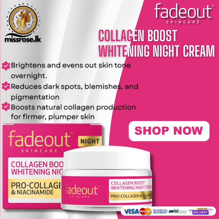 Fade Out Collagen Boost Whitening Night Cream 75ml