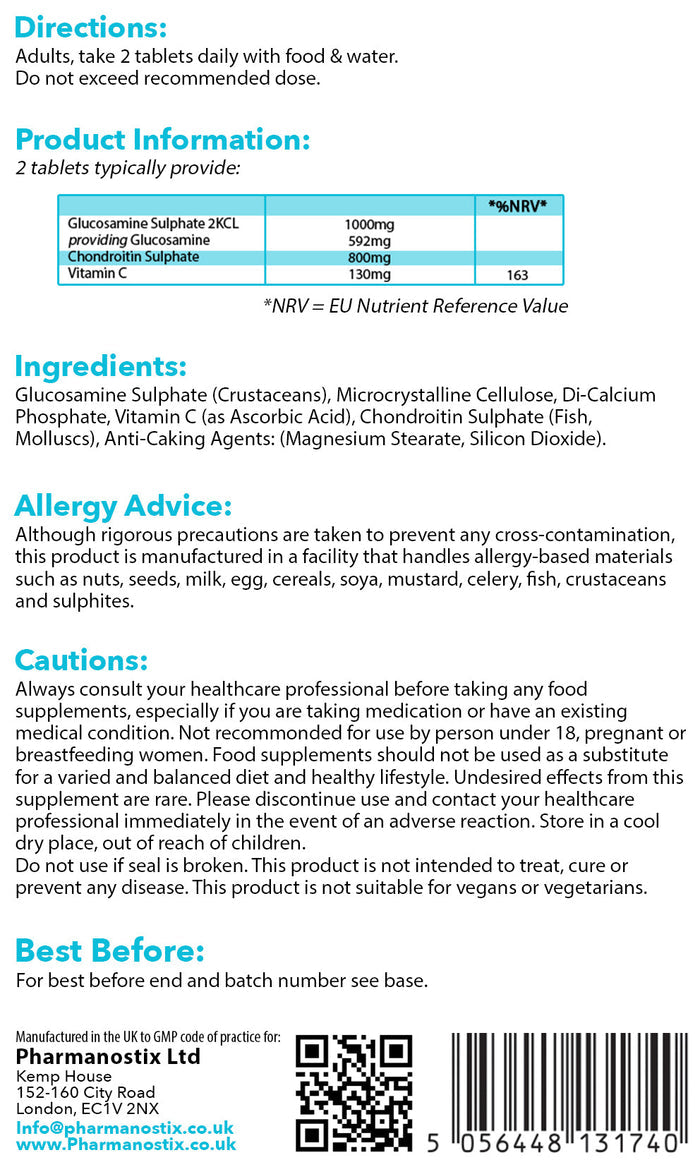Glucosamine Chondroitin Complex With Vitamin C