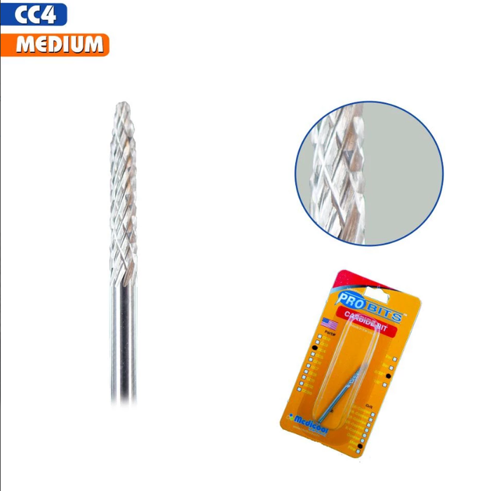 Medicool Pro Bits® - Silver Carbide Under Nail Cleaner for Nails (CC4)