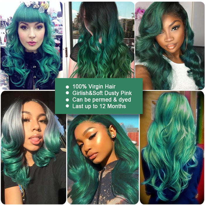 QVR Virgin Human Hair Body Wave 3 Bundles TT1B/TUQIV