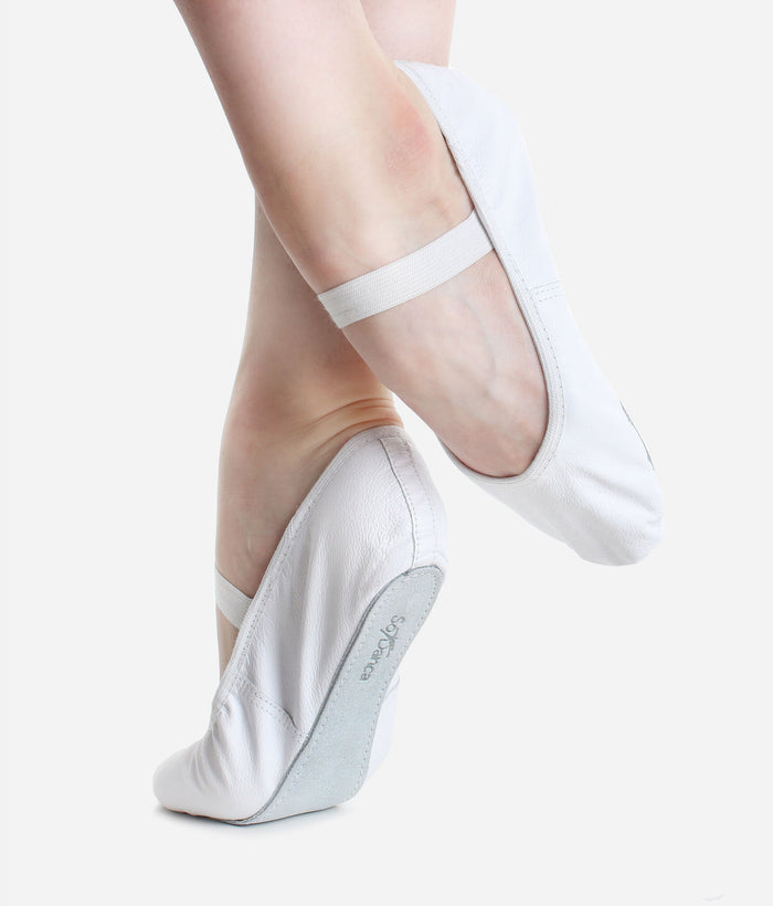 SD69 Children's Leather Ballet Shoes • Supportive Full Sole Ballet Flats