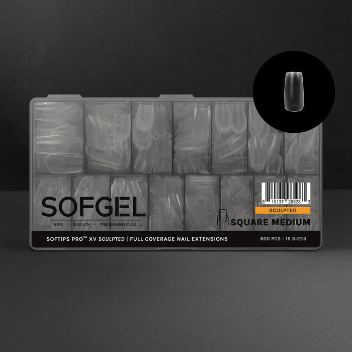 SOFGEL SOFTIPS PRO™ XV Sculpted Square Medium