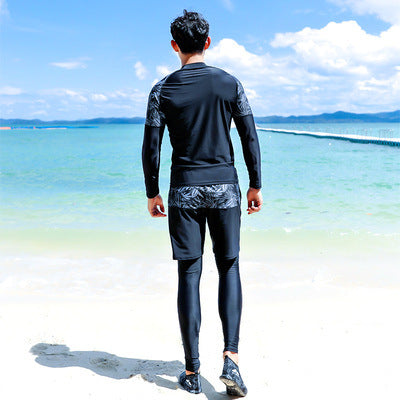 Men Black Short + Top + Legging / XL