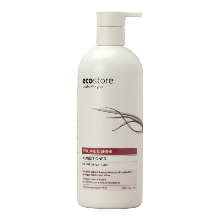 EcoStore Volume & Shine Conditioner bottle on a white background.