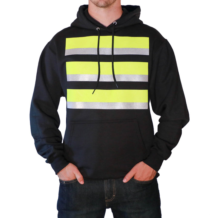 Whistle Workwear Safety Hoodie_Black Sweatshirts & Hoodies Whistle Workwear Black 2XL Reg