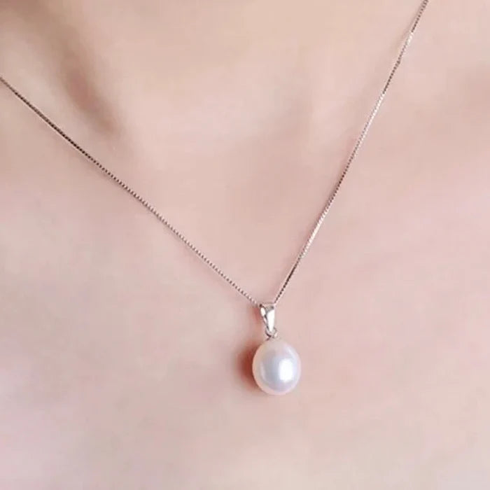 Wedding Pearl Jewelry - Natural Pearl and Sterling Silver 3-Piece Bridal Jewelry Set