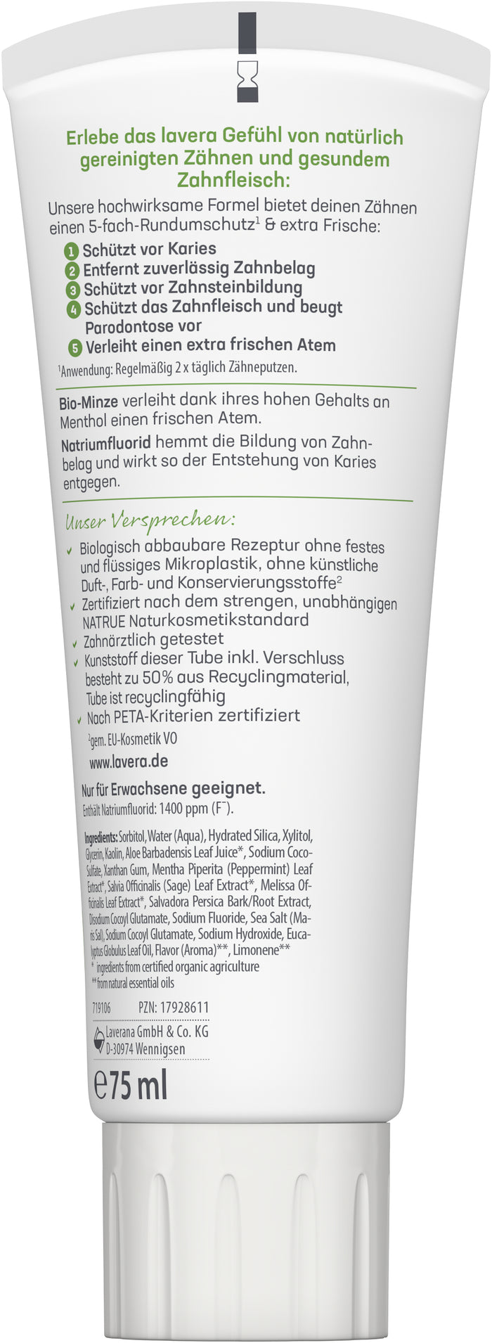 lavera Zahncreme Complete Care