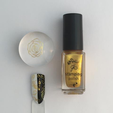 #020 Copper Hint | Clear Jelly Stamping Polish