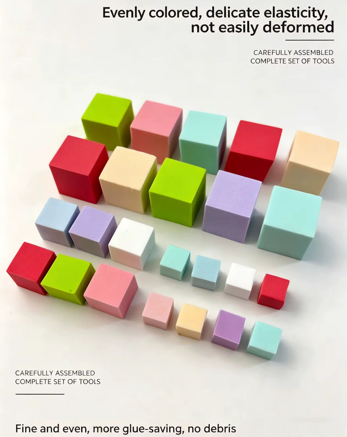 100pcs Mini Sponge for Ombre Pat Pat Gel and Chrome + 1 Tools
