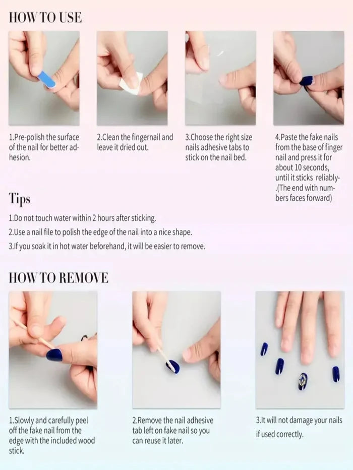 10PCS Long Oval Handmade Press On Nails,Cat-eye Gradient Style,Suitable For Festivals Parties And Daily Wear.