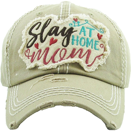 1245 - Slay At Home Mom Hat - Khaki