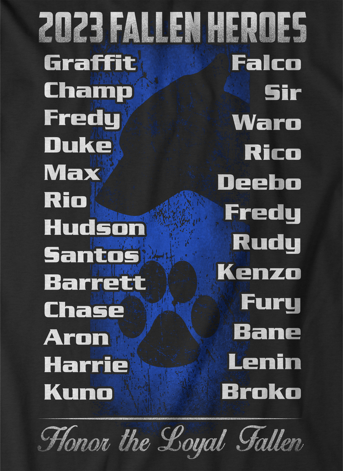 2023 K-9 Fallen Heroes