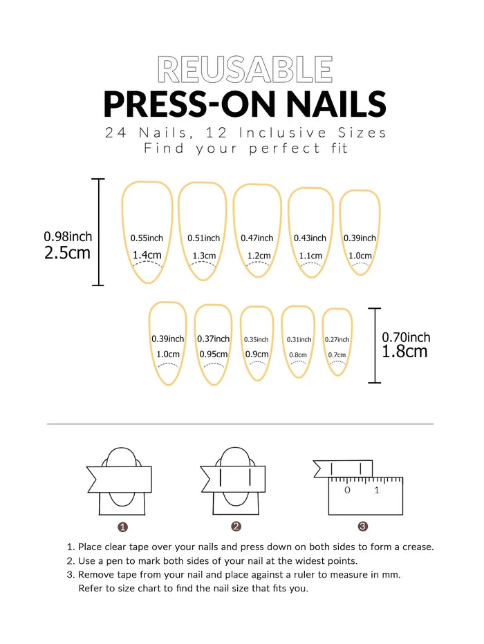 24Pcs White French Tips Medium Almond Press on Nails with Red Five-pointed Star Design, Glossy False Nails