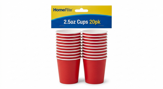2.5 oz Red Plastic Party Cups