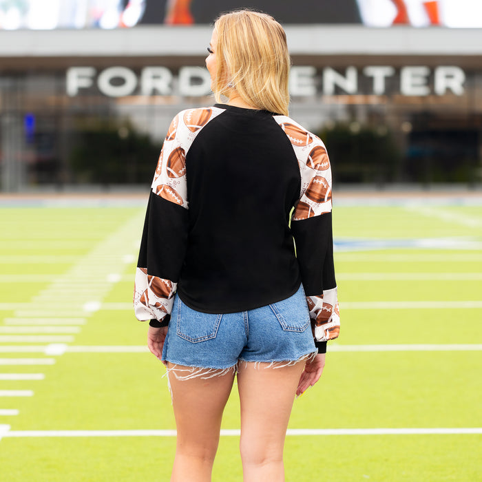 40037 - Game Day Football Long Sleeve Top