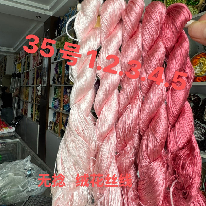 400m Suzhou Embroidery Monofilament Untwisted Mulberry Silk Thread(set35) - Ronghua Threads