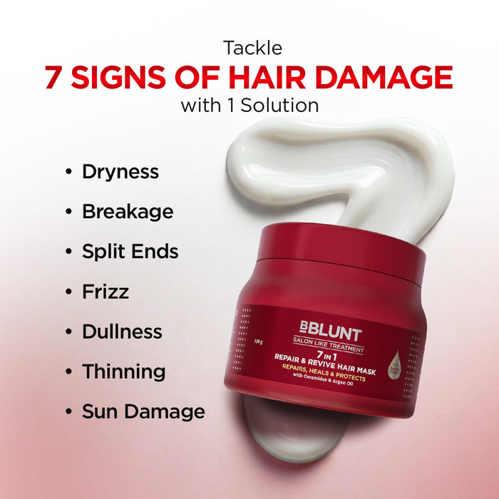 7 in 1 Repair & Revive Hair Mask for Up to 100% Damage Repair* - 120g