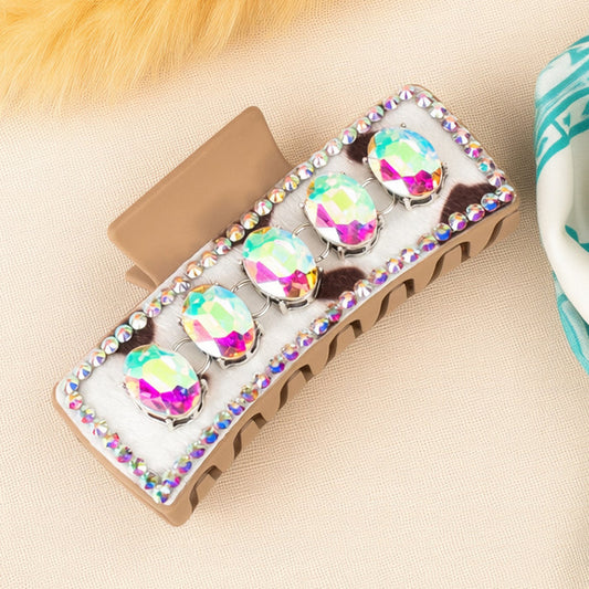 79098 - Crystal Claw Clip - AB