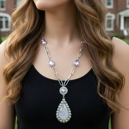 92130 - Pendant Necklace - AB