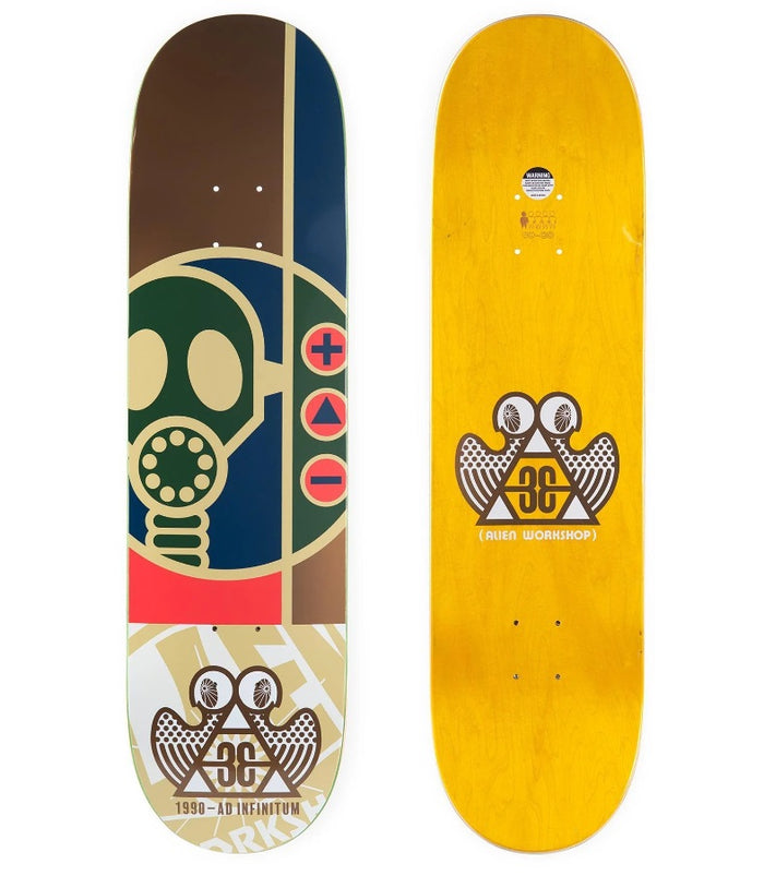ALIEN WORKSHOP DECK GASMASK-33 8.375"