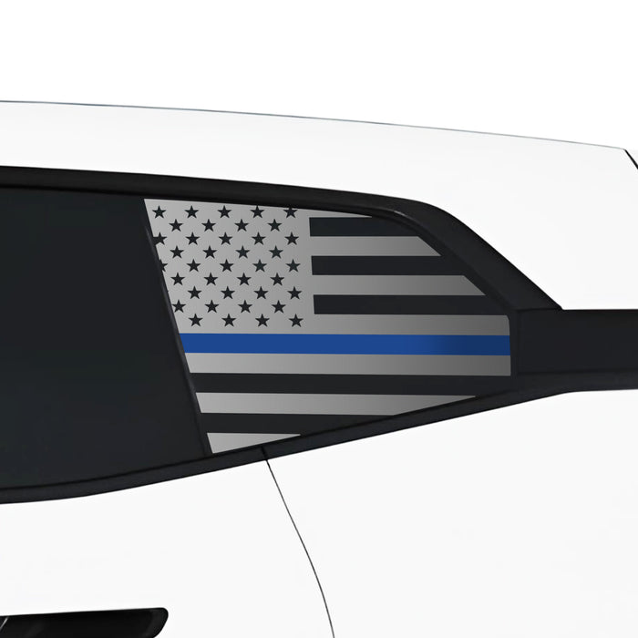 Quarter Window American Flag Vinyl Decal Stickers Fits BMW iX 2022 - 2025 - Bogar Tech Designs