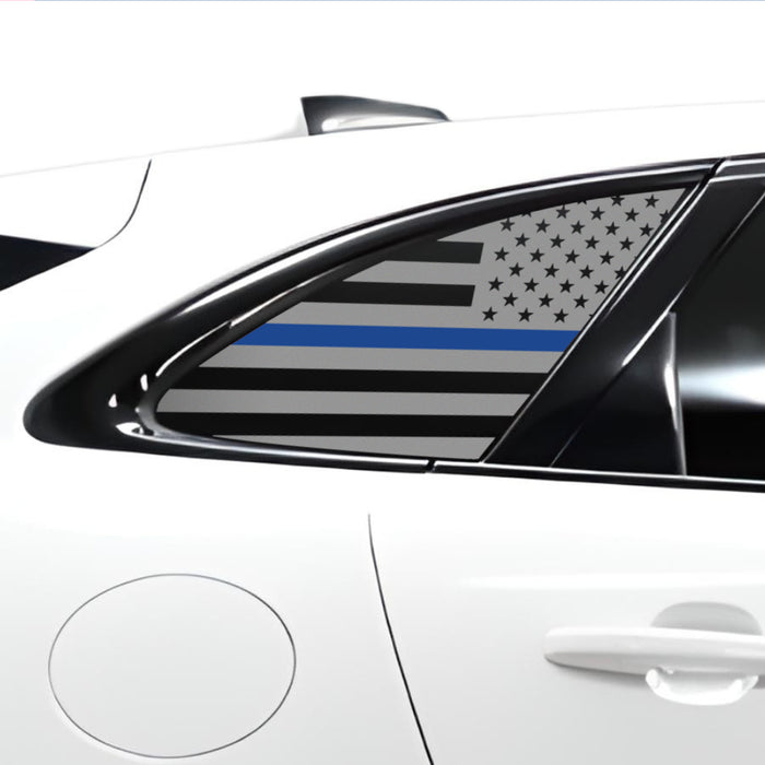 Quarter Window American Flag Vinyl Decal Stickers Fits Jaguar F - Pace 2017 - 2025 - Bogar Tech Designs