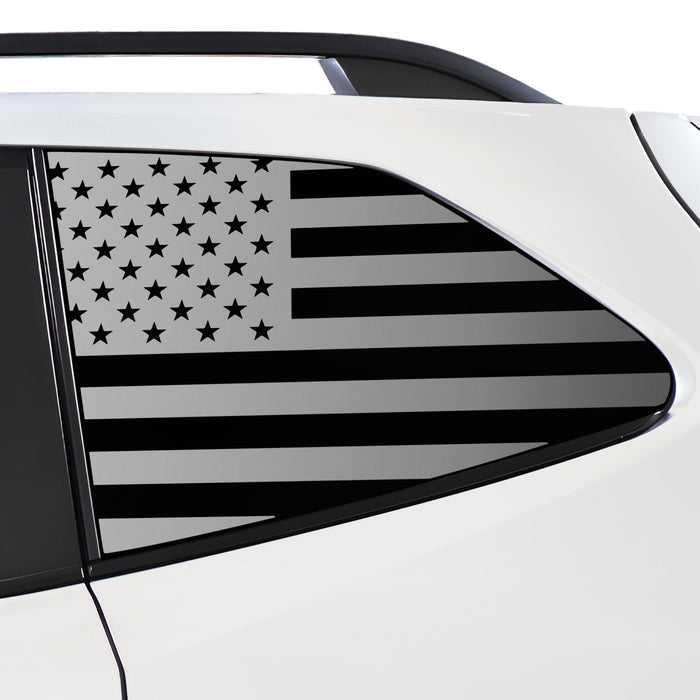 Quarter Window American Flag Vinyl Decal Stickers Fits Subaru Forester 2019 - 2024 - Bogar Tech Designs