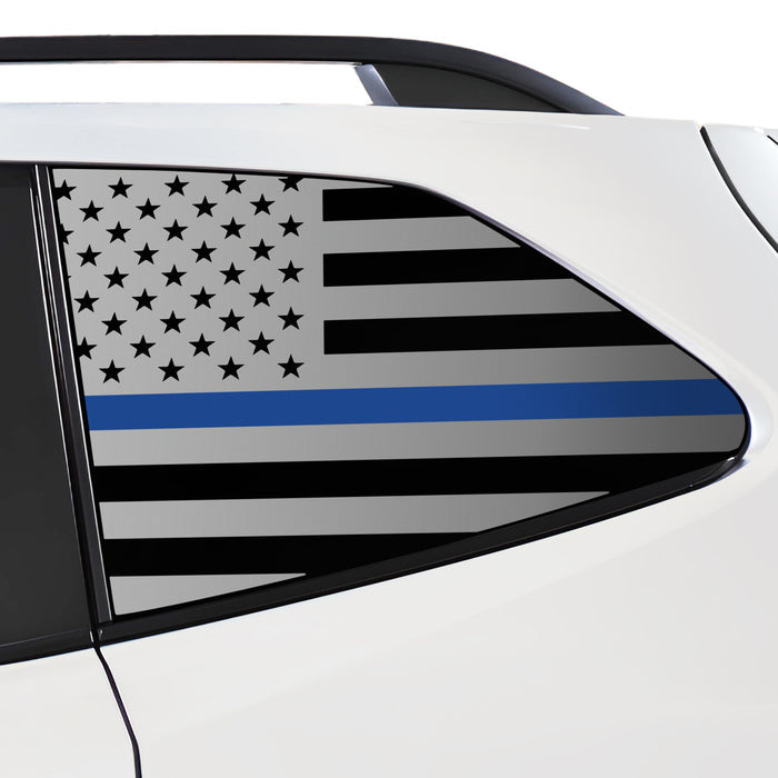 Quarter Window American Flag Vinyl Decal Stickers Fits Subaru Forester 2019 - 2024 - Bogar Tech Designs