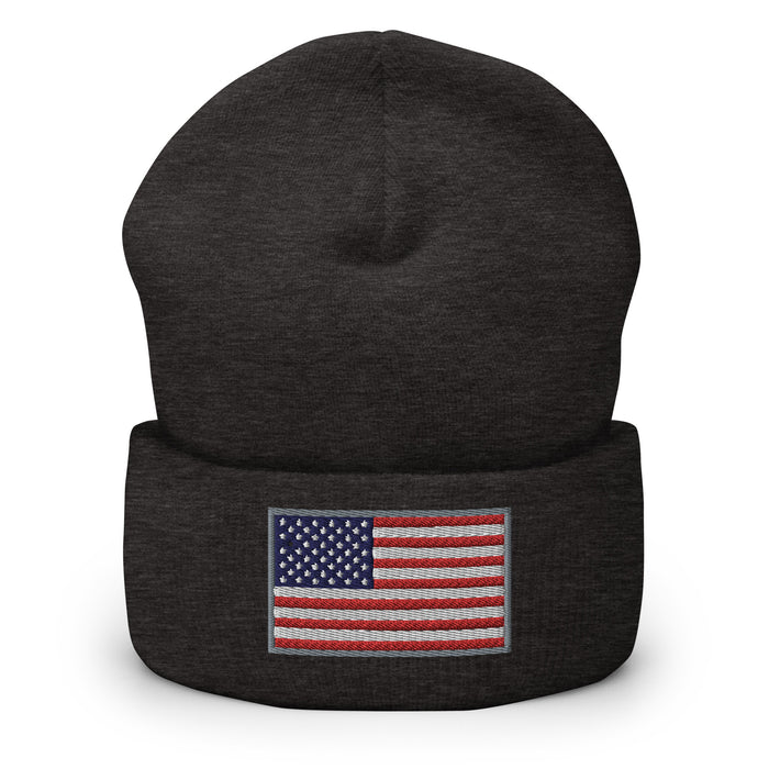 American Flag RWB Beanie
