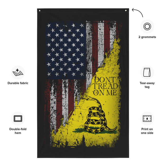American Gadsden Flag Wall Flag