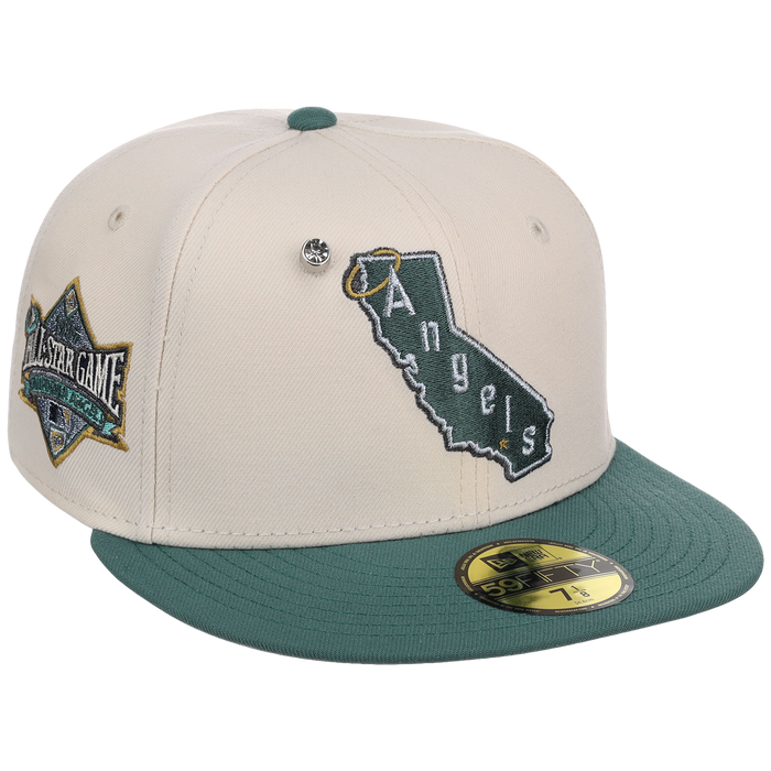 Anaheim Angels MLB Cream Lichen New Era 59FIFTY