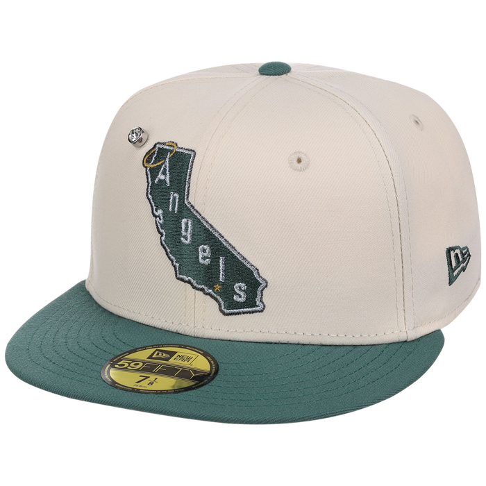 Anaheim Angels MLB Cream Lichen New Era 59FIFTY