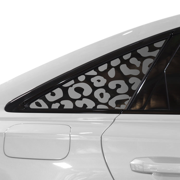 Animal Leopard Cheetah Cow Quarter Window Vinyl Decal Stickers Fits Audi A6 S6 2019 - 2024 - Bogar Tech Designs