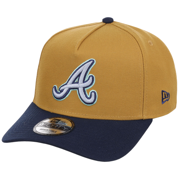 Atlanta Braves MLB Dusted Navy New Era 9FORTY
