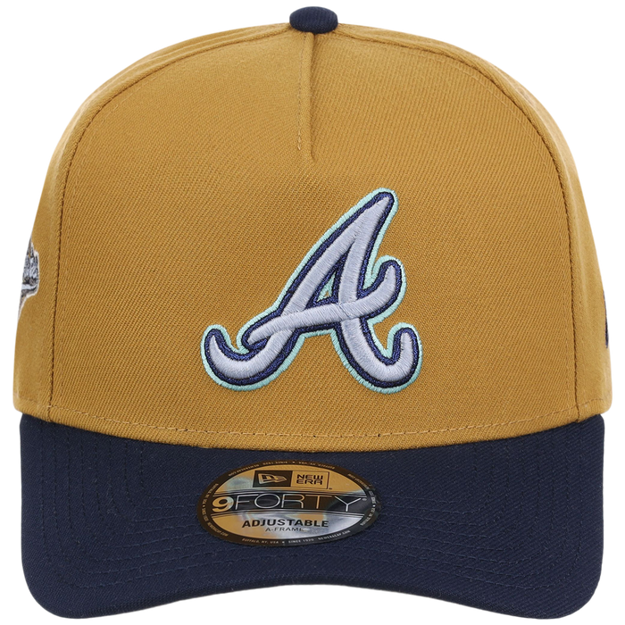Atlanta Braves MLB Dusted Navy New Era 9FORTY