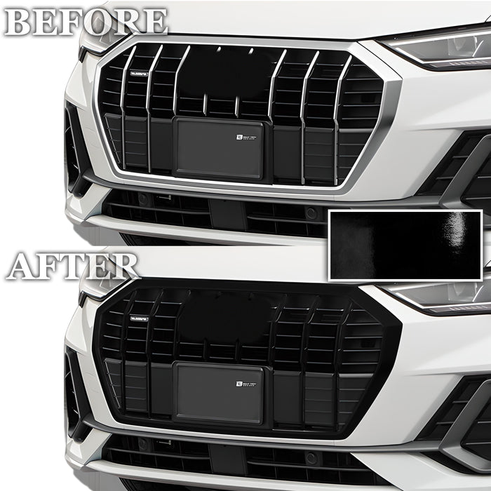 Vinyl Chrome Delete Blackout Decal Stickers Overlay Film Fits Audi Q3 2019 - 2025 - Bogar Tech Designs