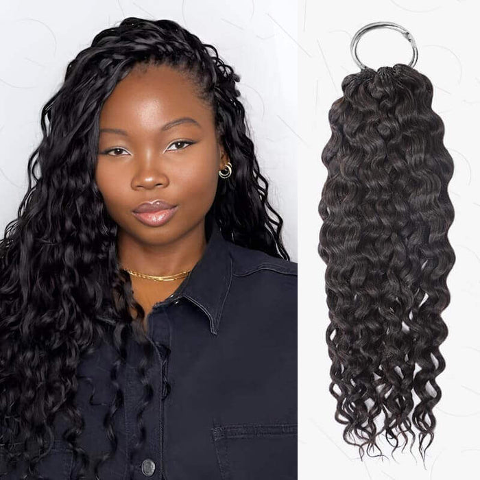 Natural Black#1B / 14'' / 3 Packs + 1 Free Packs (Total 4 Packs)