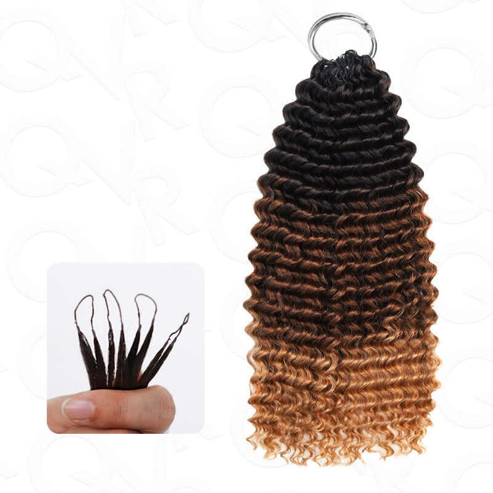 t1b/30/27  machine made crochet braiding hair human hair extensions