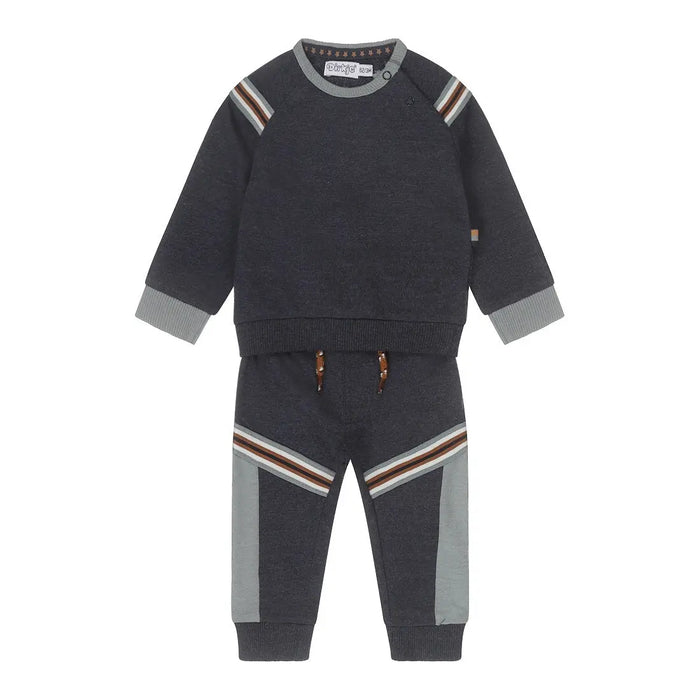Baby Boys Dark Dlue Sweatshirt And Sweatpants Set | Dirkje | Dirkje | Jenni Kidz