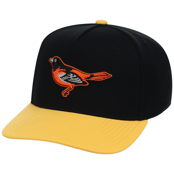 Baltimore Orioles Mitchell & Ness MLB 'Era Flip' Heritage Series Pro Pinch - Black/Yellow