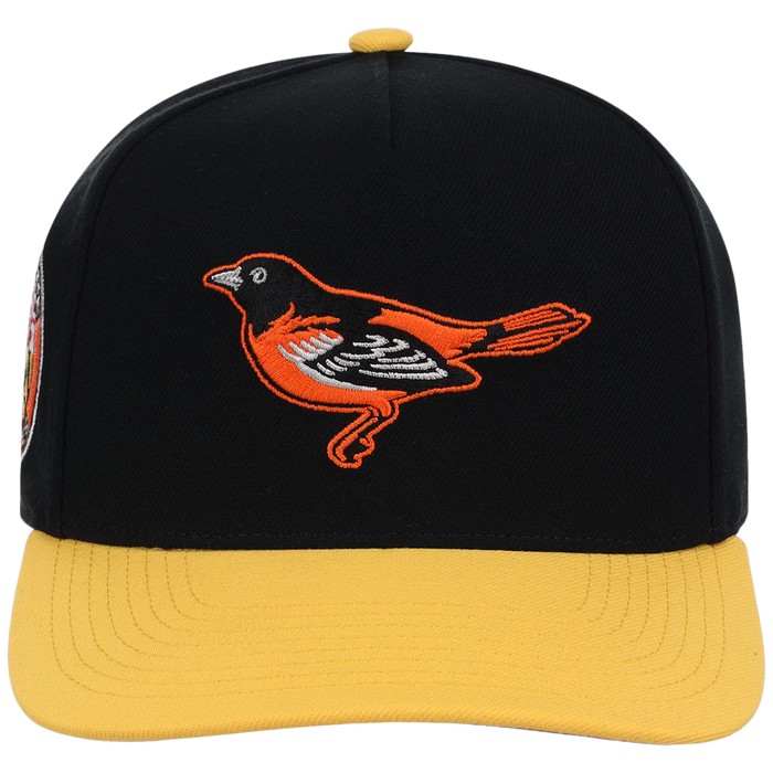 Baltimore Orioles Mitchell & Ness MLB 'Era Flip' Heritage Series Pro Pinch - Black/Yellow