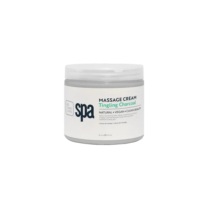BCL Spa Pedicure Organic Massage Cream - Tingling Charcoal