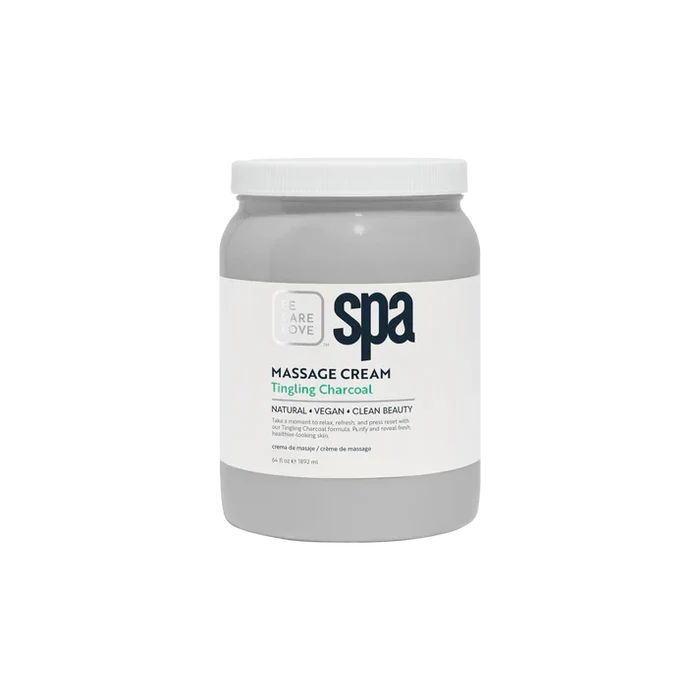 BCL Spa Pedicure Organic Massage Cream - Tingling Charcoal