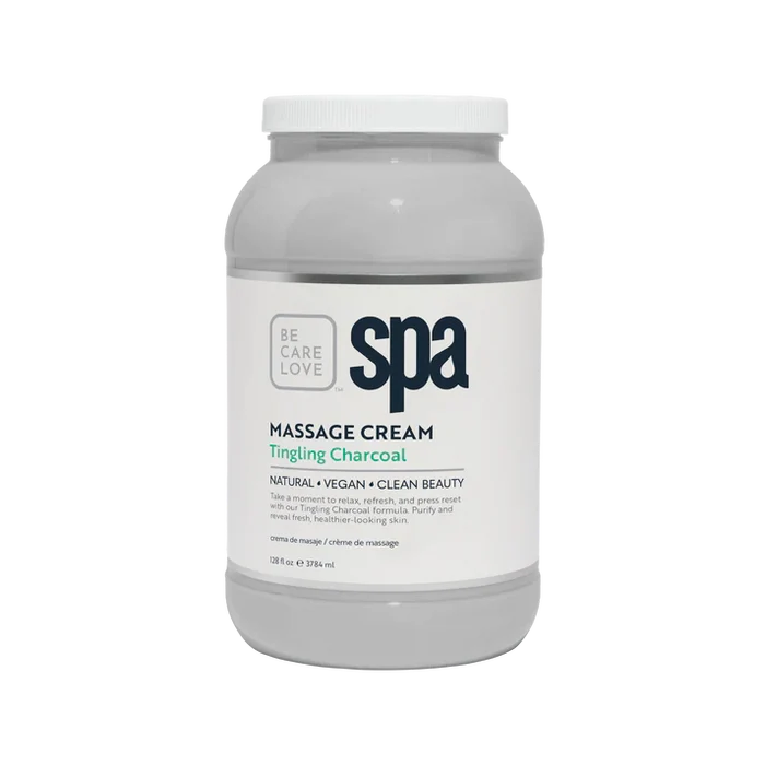 BCL Spa Pedicure Organic Massage Cream - Tingling Charcoal